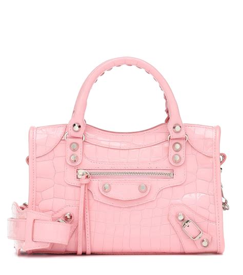 balenciaga pink shoulder bag sale